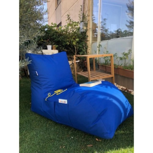 Puff Bean Bag Daybed Azul 8684282549109