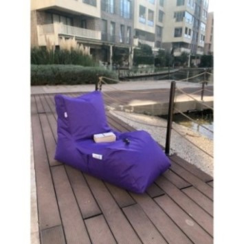 Puff Bean Bag Daybed Púrpura 8684282549116