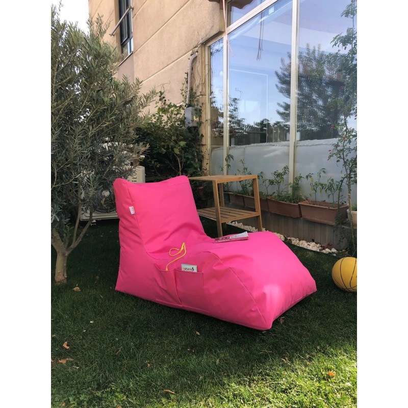 Puff Bean Bag Daybed Rosa 8684282549123