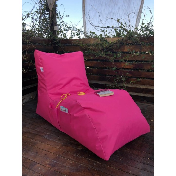 Puff Bean Bag Daybed Rosa