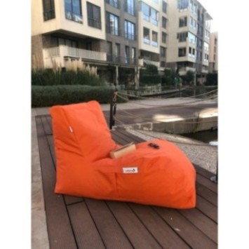 Puff Bean Bag Daybed Naranja 8684282549154