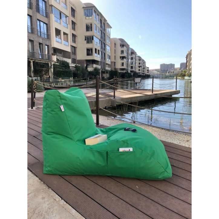 Puff Bean Bag Daybed Verde