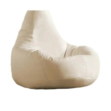 Puff Bean Bag Deri Armut Crema