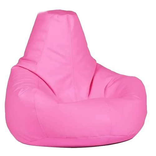 Puff Bean Bag Deri Armut Rosa