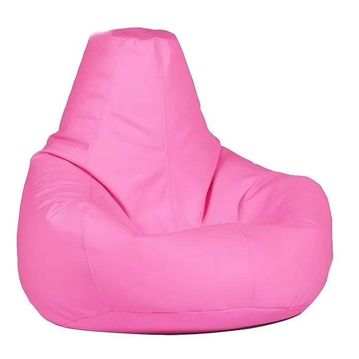 Puff Bean Bag Deri Armut Rosa