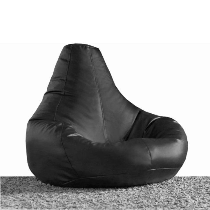 Puff Bean Bag Deri Armut Negro