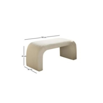 Puff Nu Bench Blanco 8684282400318