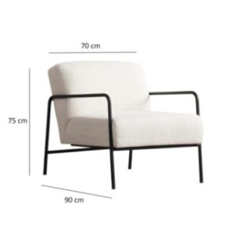 Sillón Eti Bergere Blanco 8684282394006