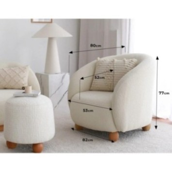 Sillón Slon Blanco 8684282437611