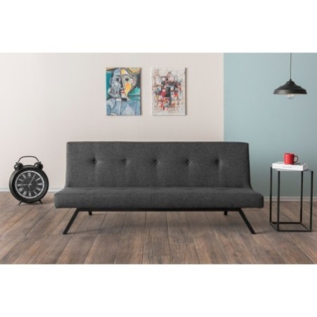 Sofá cama 3 plazas Zola Gris oscuro - 859FTN2817