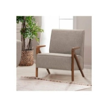 Sillón Larus Wood Berje Nogal Gris 8684282723035