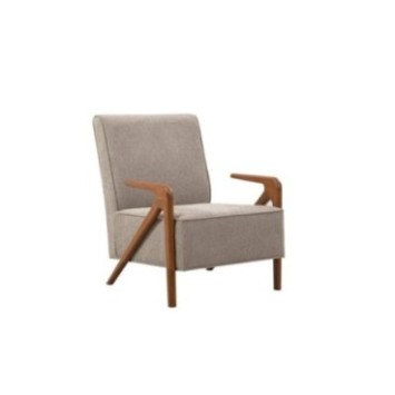 Sillón Larus Wood Berje Nogal Gris 8684282723035