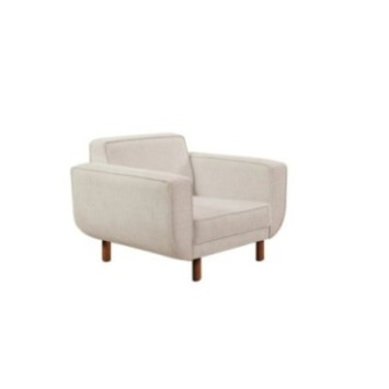 Sillón Larus Berjer Nogal Crema 8684282723097