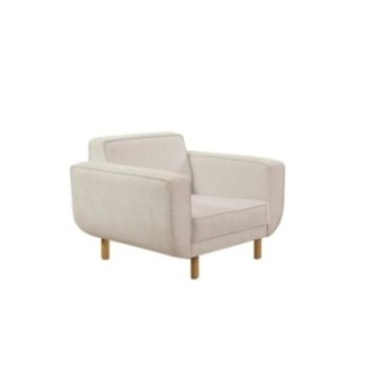 Sillón Larus Berjer Roble Crema 8684282723103