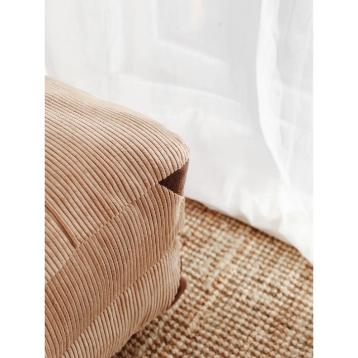 Sofá-cama de 1 plaza Fold Kadife Camel