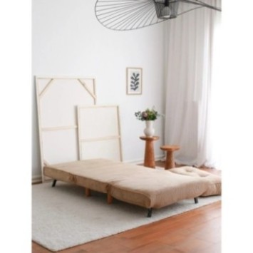 Sofá-cama de 1 plaza Foldy Marrón 8684282473619