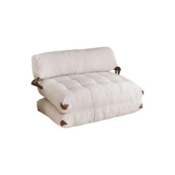 Sofá-cama de 2 plazas Fold Kadife Blanco 8684282400219