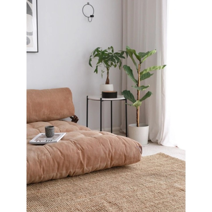 Sofá-cama de 2 plazas Fold Kadife Camel