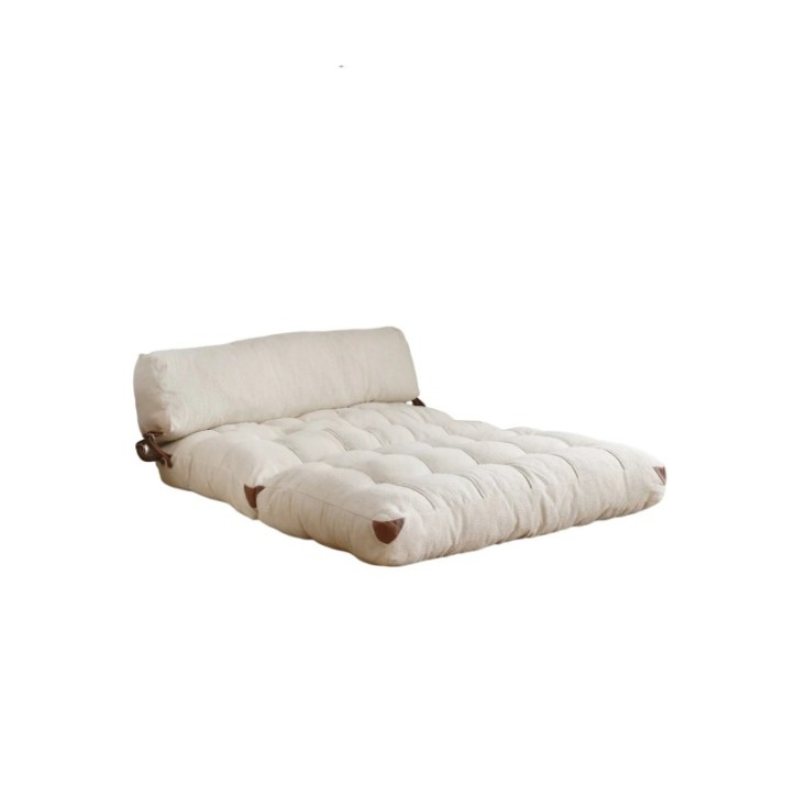 Sofá-cama de 2 plazas Fold Teddy Crema