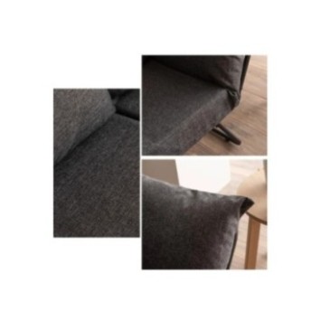 Sofá-cama de 2 plazas Viper Gris Oscuro 8684282576969