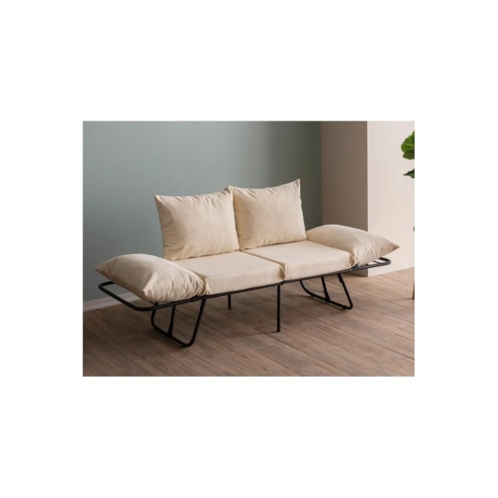 Sofá-cama de 2 plazas Viper Crema Ligera