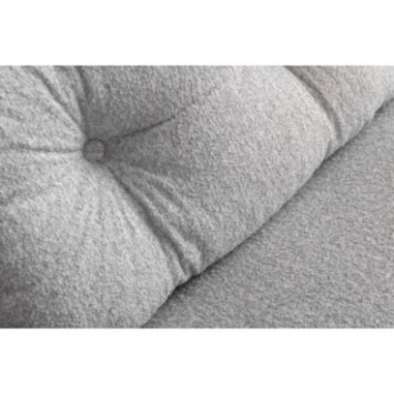 Sofá-cama de 2 plazas Sando - Teddy Fabric Gris 8684282296850