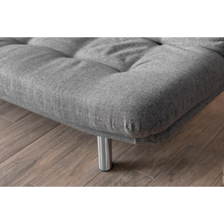 Sofá-cama de 3 plazas Misa Small Sofabed Gris Claro