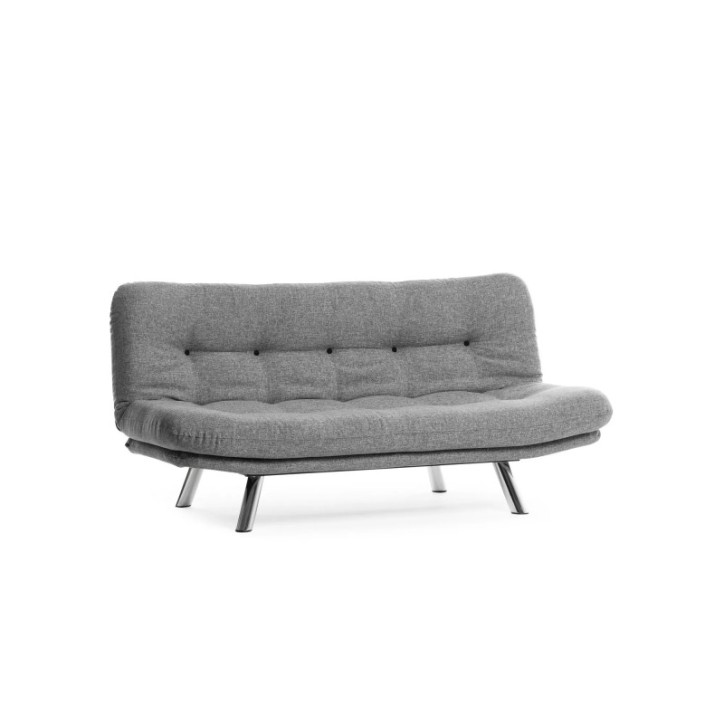 Sofá-cama de 3 plazas Misa Small Sofabed Gris Claro