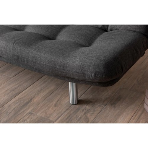 Sofá-cama de 3 plazas Misa Small Sofabed Gris Oscuro