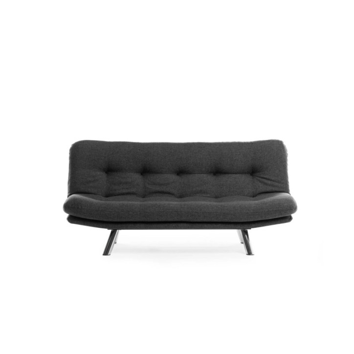 Sofá-cama de 3 plazas Misa Small Sofabed Gris Oscuro