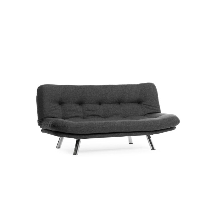 Sofá-cama de 3 plazas Misa Small Sofabed Gris Oscuro