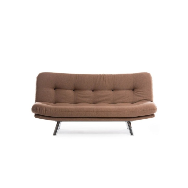 Sofá-cama de 3 plazas Misa Small Sofabed Marrón Claro