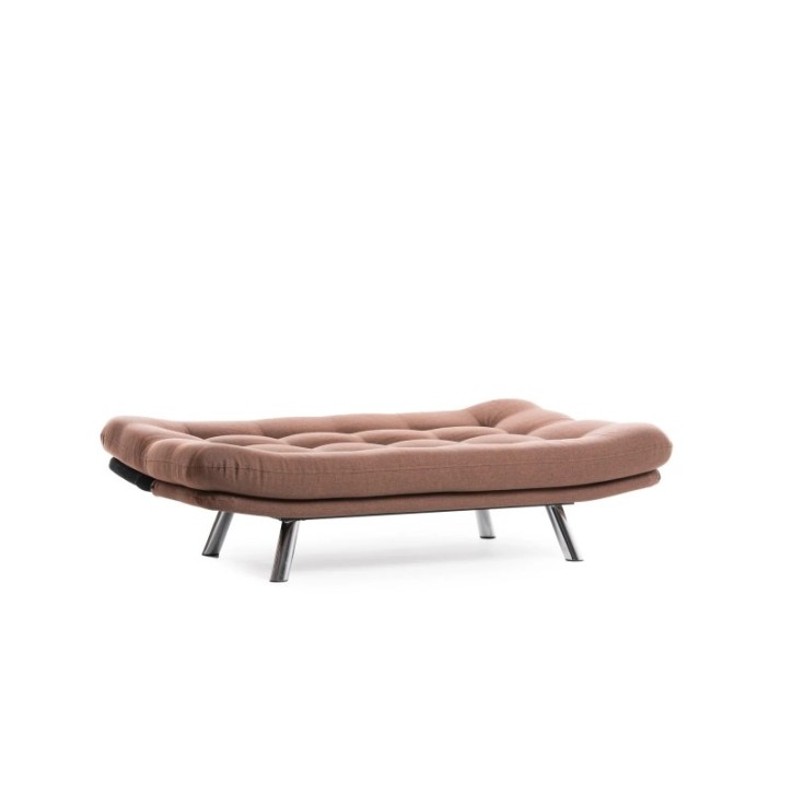 Sofá-cama de 3 plazas Misa Small Sofabed Marrón Claro