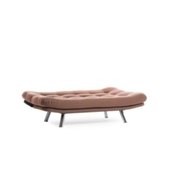 Sofá-cama de 3 plazas Misa Small Sofabed Marrón Claro 8684282192855