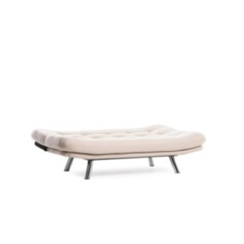 Sofá-cama de 3 plazas Misa Small Sofabed v3 Crema 8684282296935