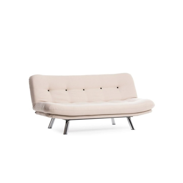 Sofá-cama de 3 plazas Misa Small Sofabed v3 Crema