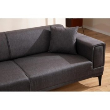 Sofá-cama de 3 plazas Horizon Gris Oscuro 8684282484882