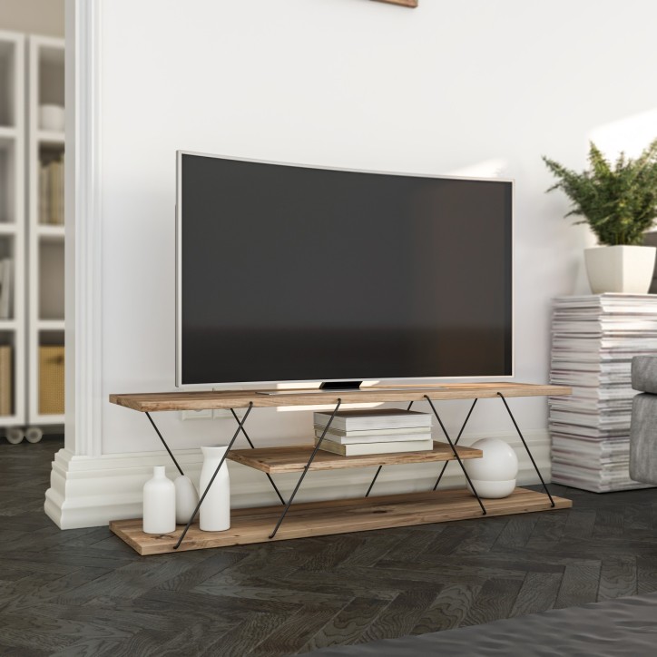 Mueble TV Canaz nogal negro