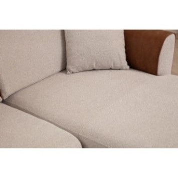 Sofá-cama esquinero Aren Derecha Beige Canela 8684282484622