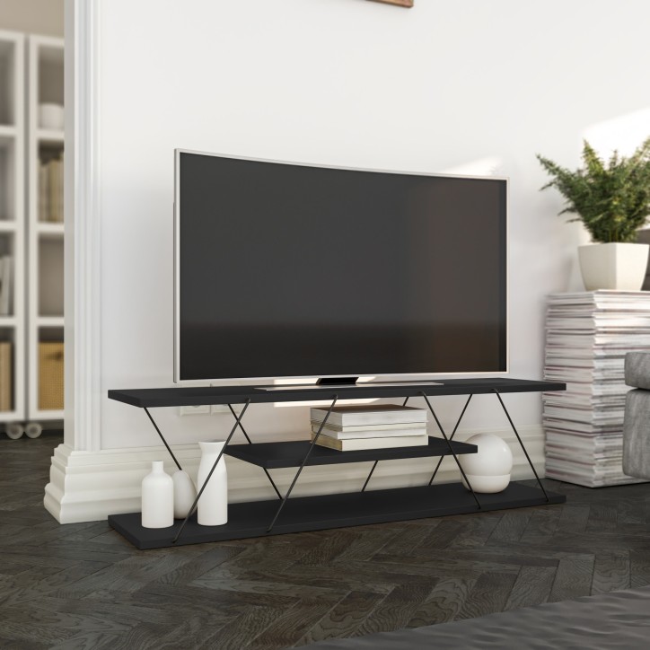 Mueble TV Canaz gris antracita