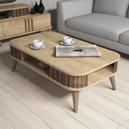 Mesa de centro Eylül roble - 845HCT2831