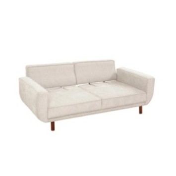 Conjunto sofá cama sillón Lorus Nogal Crema 8684282723172