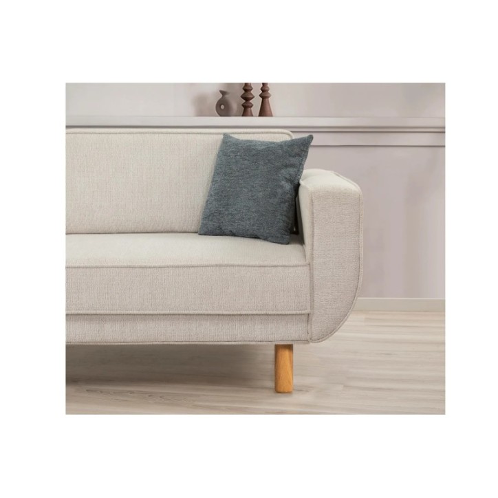 Conjunto sofá cama sillón Lorus Roble Crema