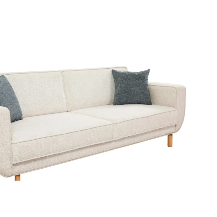 Conjunto sofá cama sillón Lorus Roble Crema