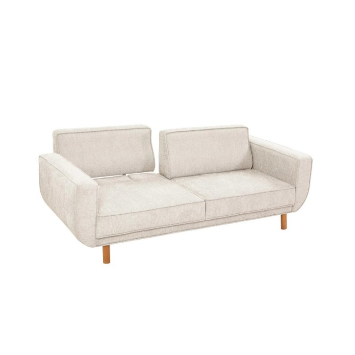 Conjunto sofá cama sillón Lorus Roble Crema