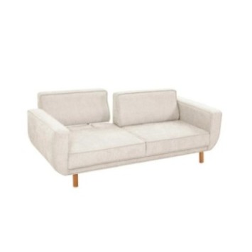 Conjunto sofá cama sillón Lorus Roble Crema 8684282723189