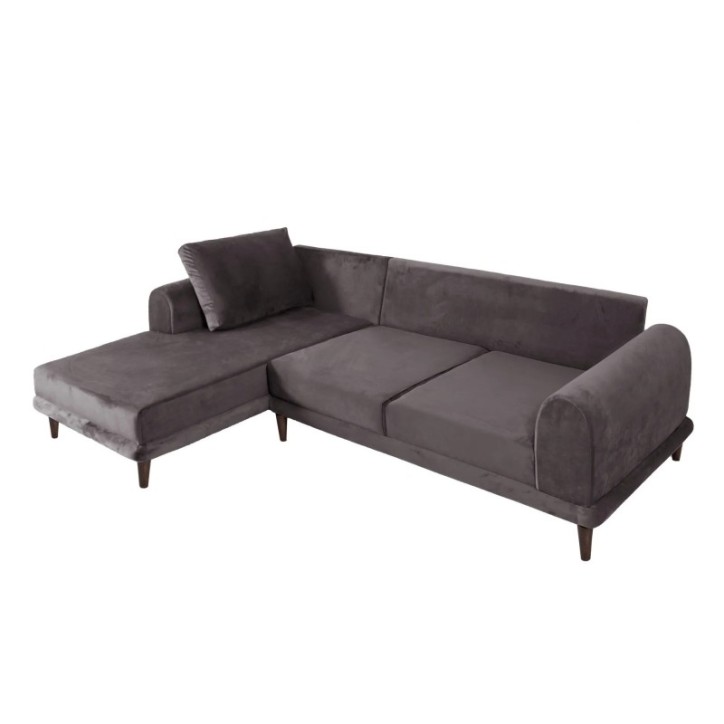 Sofá-cama esquinero Nero - NQ6-184 Gris Oscuro