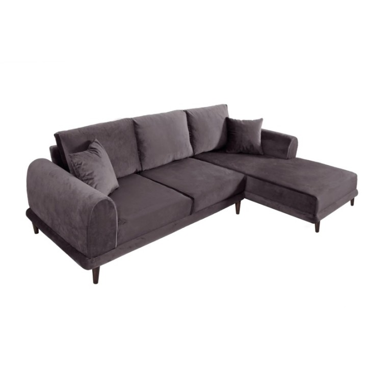 Sofá-cama esquinero Nero - NQ6-185 Gris Oscuro