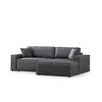 Sofá-cama esquinero Pırlo Corner Derecha Gris Oscuro 8684282469773