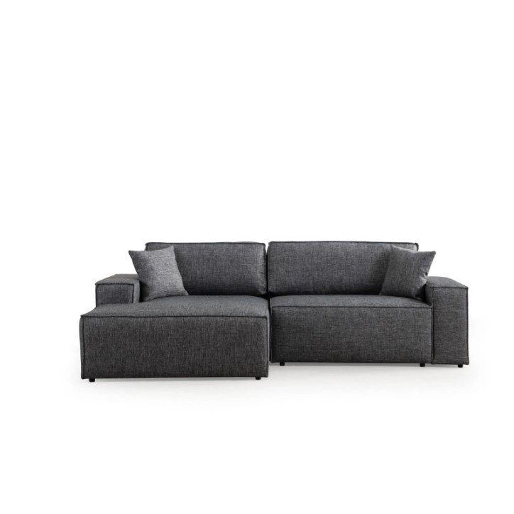 Sofá-cama esquinero Pırlo Corner Izquierda Gris Oscuro